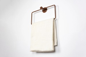 Porte-serviettes mural en métal de forme carrée pour salle de bain, cuisine, zone de lavabo, organisateur hygiénique et peu encombrant - Product Image 6