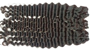 Deep Wave Indian Hair Remy Hair Extensions Loose Wave Pre-Looped Style 100gm - Product Image 1
