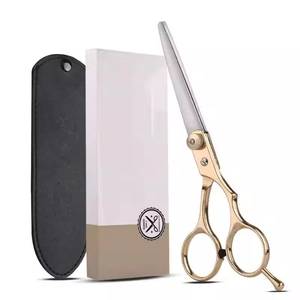 Ensemble professionnel de ciseaux de coiffure, peignes, étui, acier inoxydable 440C, manche en acier inoxydable, pour droitiers, outils de salon - Product Image 4