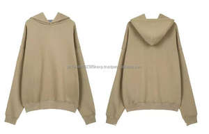 Sweat-shirts à capuche en molleton français personnalisés avec logo, de haute qualité, 100% coton, 350 g/m², unisexe, pour homme, sweat-shirt lourd à capuche - Product Image 5