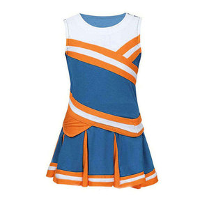 Ensembles d'uniformes de pom-pom girl personnalisés pour femmes adultes avec impression par transfert thermique, 100 % coton, nom de l'équipe, logo personnalisé, respirant - Product Image 3