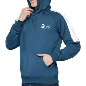 Sweat à capuche pour homme en coton 100% doublé de polaire avec logo personnalisé - Vêtement de rue décontracté fabriqué par des professionnels - Product Image 1