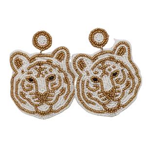 Pendientes de cuentas de araña espeluznante hechos a mano para Halloween, accesorios de disfraz de estilo gótico para niñas - Product Image 3