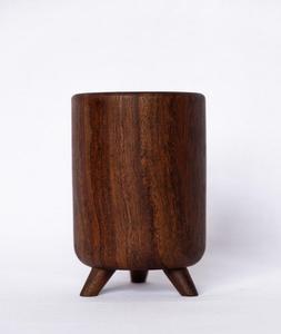 Portaplumas de Madera Sólida para Oficina, Organizador de Escritorio, Caja de Almacenamiento, Regalos Creativos de Madera, Color Negro - Product Image 1