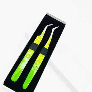 Pinces à cils pour kits de techniciennes en extensions de cils, pinces de beauté en acier inoxydable, outils pour extensions de cils, pinces à cils pour salons de beauté - Product Image 5