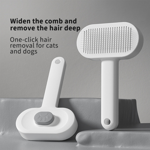 Factory Direct Pet Grooming <b>Brush</b> Safe Rounded Pin <b>Hair</b> Cleaner Comb <b>for</b> Short Long <b>Hair</b> Pets - Product Image 3