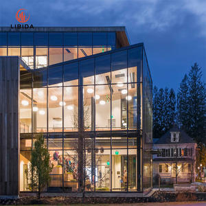 Fachada de vidrio con marco semioculto estético, muro cortina de aluminio con rotura térmica para <span class=keywords><strong>B</strong></span> & <span class=keywords><strong>B</strong></span> boutique - Product Image 1