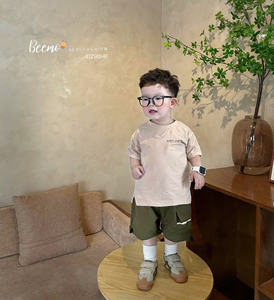 Sin Pedido Mínimo, Conjuntos de Camisetas Delgadas de Alta Calidad para Niños, Estilo Nuevo, Manga Corta, Ropa Casual para Niños Pequeños - Product Image 1