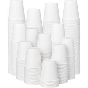 Confezione da 100 Bicchieri di Carta Monouso Piccoli per Caffè e Collutorio, Ideali per Feste, Picnic, Viaggi ed Eventi - Product Image 1