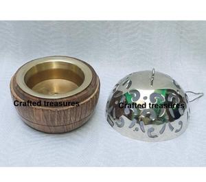 Creative Design Wooden Bakhoor <b>Burner</b> Arabic <b>Oud</b> Incense <b>Burner</b> Mubakhar for Aromatic Use Charcoal <b>Oud</b> Holder At best Price - Product Image 1