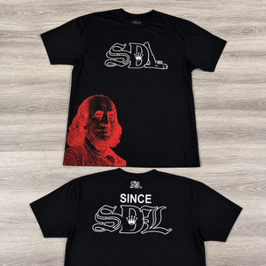 เสื้อยืดวินเทจแบบสั่งทำพิเศษ Skysdalimittt 230gsm ผ้าฝ้ายถัก 100% ทรงปกติ แห้งเร็ว เสื้อยืดแบบกำหนดเอง Sdl Clothing สำหรับผู้ชาย - Product Image 3