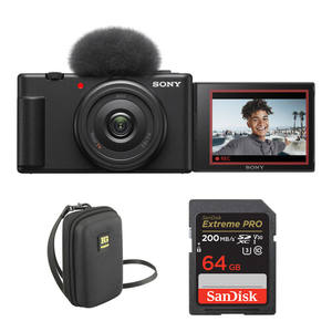 Cámara de Vlogging ZV-1F con Kit de Accesorios (Negra) - Product Image 1