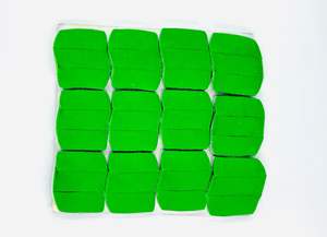 Ensemble de 12 plaquettes de confettis effet neige verte, effet neige classique en Chine, 1000 flocons par plaquette, effet visuel - Product Image 4