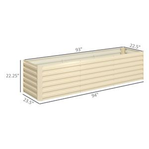 Fioriere e Vasi Rialzati Zincati per un Aspetto Migliorato del Giardino - Product Image 3