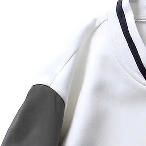 Men Winter Varsity College Jacket Custom Logo <b>Plain</b> Letter Embroidery University Outerwear Jacket - Product Image 3