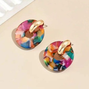 <b>Resin</b> <b>Crafts</b> Most Selling Highly Polished Shiny Handcrafted Standard Quality <b>Resin</b> Fashion Earrings for Women Eco Friendly - Product Image 1