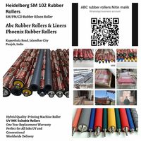 Nouveaux rouleaux en caoutchouc pour machine d'impression offset SM CD 102, compatibles encre UV, garantie 1 an, durée de vie 5 ans, service 28 ans et plus
