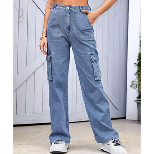 Producto de Moda en Tendencia: Ropa Deportiva para Mujer, Pantalones Cargo Modernos con Múltiples Bolsillos, Jeans Cargo para Mujer - Product Image 6