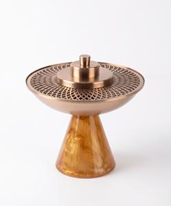 Quemador de Incienso Artesanal de Metal y Resina para Decoración del Hogar, Aromaterapia, Incienso Oud, Quemador de Incienso de Lujo para Mesa - Product Image 6