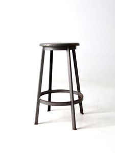 Taburete Metálico Económico con Elegante Diseño Industrial para Hogar, Oficina, Cafetería y Muebles de Restaurante - Product Image 4