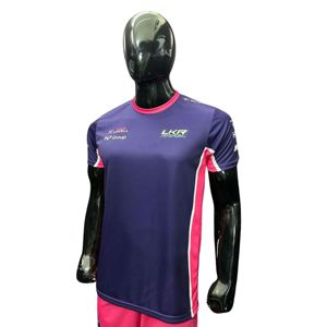 Chemise à manches courtes pour homme, en tricot imprimé, respirante, séchage rapide, sportive, cyclisme, course automobile F1, course de moto - Product Image 1