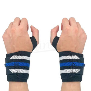 สายรัดข้อมือแบบกำหนดเองพร้อมโลโก้ขายส่ง สายรัดข้อมือยกน้ำหนักแบบกำหนดเองสำหรับการฝึกออกกำลังกายในยิม - Product Image 6