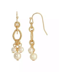 Orecchini a goccia Multi perla imitazione | 2028 - Product Image 1