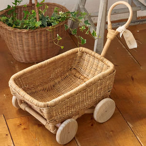 Carritos de muñecas de ratán al precio más bajo, carritos de juguete, vagones, carritos de muñecas artesanales más vendidos. - Product Image 6