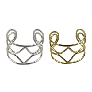 Ladies Classic Style Jewelry <b>Bracelet</b> Handcuff Design with Decor Brass Metal for Wedding Parties Festive Functions-Wedding Gift - Product Image 5