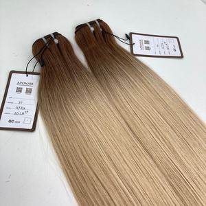 Cabello de Trama humana Remy 100%, 20 pulgadas, cutícula virgen recta, cabello alineado, extensión de cabello Natural, pelucas para colorear con estilo, ondas de encaje - Product Image 3