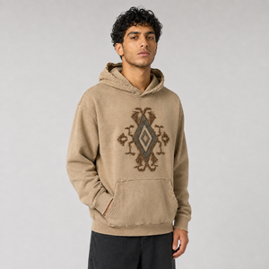 Custom Vintage 100% Cotton <b>Hoodie</b> Acid Washed Distressed <b>Thick</b> Hoodies Embroidered Oversized <b>Hoodie</b> for <b>Men</b> - Product Image 6