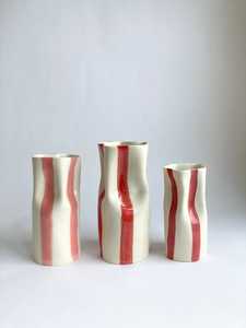 Vase de table en céramique, finition mate, design minimaliste, 8-16 pouces, exquis et durable - Product Image 1