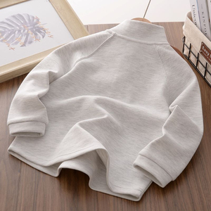 Sweat-shirt à capuche pour bébés garçons, écologique, automne, pull à capuche uni - Product Image 3