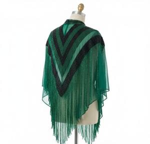 Poncho Hecho a Mano con Cuentas, Suministro Directo de Fábrica, para Fiestas, Bodas o Uso Casual, Disponible a Precio de Fábrica - Product Image 2