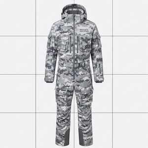 Traje de Esquí Personalizado MALUZA INDUSTRIES para Hombre, Impermeable 10,000mm, Cortavientos, Térmico, Mono para Snowboard con Capucha, para Invierno al Aire Libre - Product Image 1