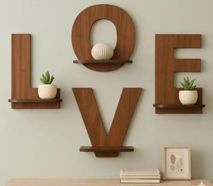 <b>Wall</b> Mounted MDF Floating Shelf Stylish Space Saving <b>Wall</b> Shelf for Living Room <b>Bedroom</b> Kitchen - Product Image 6