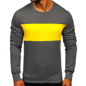 เสื้อสเวตเชิ้ตผู้ชายแบบสั่งทำพิเศษพร้อมโลโก้ด้านหน้า ผ้าฝ้าย/โพลีเอสเตอร์ ขนแกะ คอทรงโอ ทรงปกติ เป็นมิตรกับสิ่งแวดล้อม ระบายอากาศได้ดี แห้งเร็ว - Product Image 1