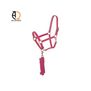 Harnais réglable en cuir avec sangle en nylon, équipement équestre, harnais pour cheval - Product Image 1