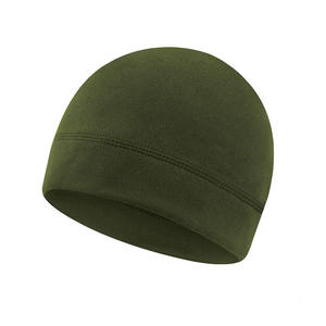 Unisex Solid Color Acrylic Beanie <b>Hat</b> Outdoor Casual <b>Winter</b> Cap Flat Knitted Warm Headwear for Adults - Product Image 6