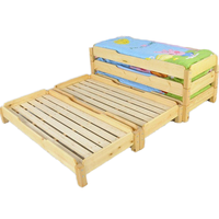 Ensemble de lit de sieste en bois de style moderne Offre Spéciale pour enfants pour la chambre à coucher et la maternelle