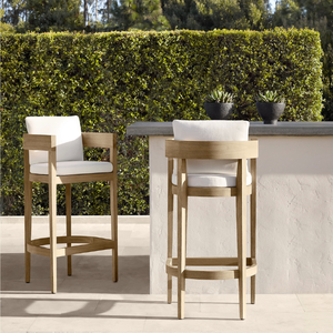Powder Coated Solid Wood <b>Bar</b> <b>Stool</b> Simple Modern Design Durable Eco-Friendly Indoor Outdoor Kitchen Furniture for Commercial Use - Product Image 4