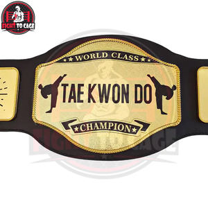 Créez votre propre ceinture de championnat personnalisée légère et réglable en cuir pour MMA, lutte, boxe et arts martiaux mixtes - Product Image 2