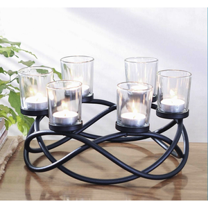 AWE Designer Iron <b>Candle</b> Holder Modern Decorative Durable Heat Resistant Eco-Friendly Light Weight Piece Home Office Dining Area - Product Image 4