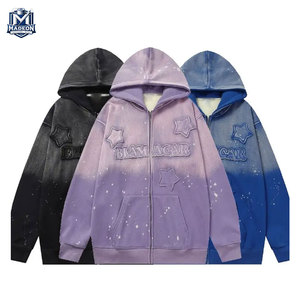 <b>Top</b> Selling Cotton Blended <b>Distress</b> Embroidery Hoodies Wholesale Price Different Color <b>Distress</b> Embroidery Hoodies - Product Image 1