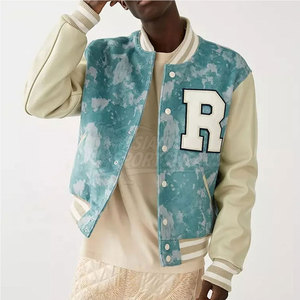 Vestes universitaires en cuir personnalisées avec votre logo, mode streetwear haut de gamme, tenue universitaire - Product Image 2