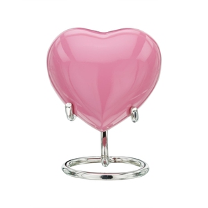Urna de Metal con Corazón Azul Grabado, Mini Urna Conmemorativa para Cenizas de Perros y Gatos, Productos Funerarios al por Mayor - Product Image 4