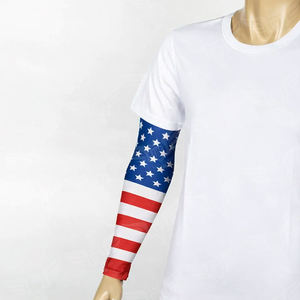 Manchons de compression personnalisés avec drapeau national pour le sport et l'entraînement – Manchons de soutien extensibles pour les jambes, idéaux pour la course, la gym et les tenues d'équipe - Product Image 2