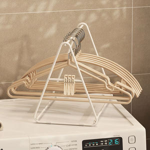 Organizador de Perchas Metálicas, Soporte de Almacenamiento de Perchas de Acero al Carbono, Independiente, para Lavandería o Balcón - Product Image 2