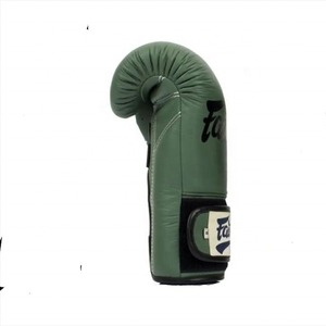 Hot Selling Premium Quality Fairtex Boxing <b>Gloves</b> Customized 100% Genuine Leather Hook Loop Closure Muay Thai Sanda Martial Arts - Product Image 5
