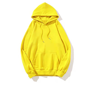 Sudadera con Capucha Extra Grande Blanca para Mujer, Color Sólido, 100% Algodón Tejido, Manga Larga, con Bolsillos, para Otoño - Product Image 6